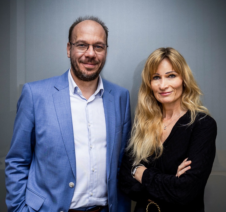 Marilyn and Nicolas, founders of The Recruiter